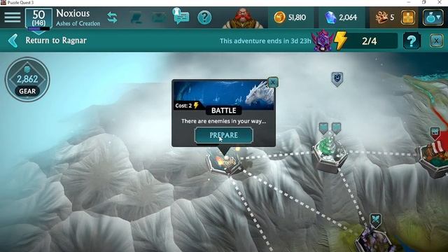 Puzzle Quest 3 Adventure Mode Return To Ragnar Ultimate Difficulty Day 2 смотреть онлайн