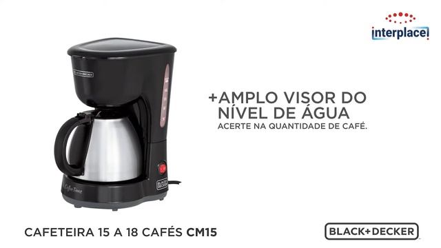 Cafeteira Elétrica CM15 Black Decker Jarra Inox смотреть онлайн