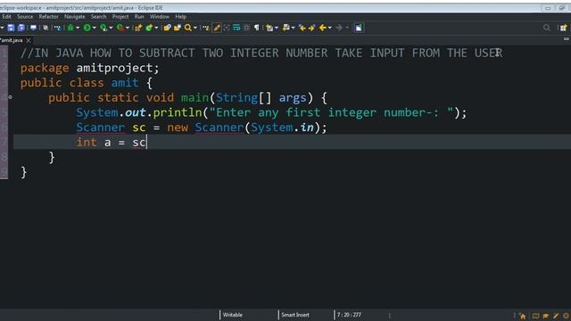 How to subtract two integer nuber in java take input from the user смотреть онлайн