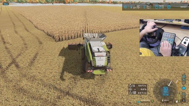 ?Уборка кукурузы. #fs22 #BENZ_NWM европейский формат. #стрим 43 Farming Simulator смотреть онлайн