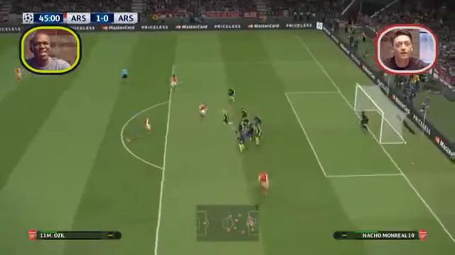 Mesut Ozil play pes2017 vs Ksi!! смотреть онлайн