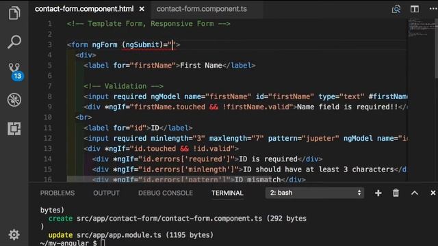 Angular 046 - ngForm смотреть онлайн