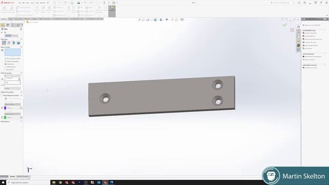 SOLIDWORKS Sheet Metal Tutorial #3 // Edge Flange vs Sketch Bend смотреть онлайн