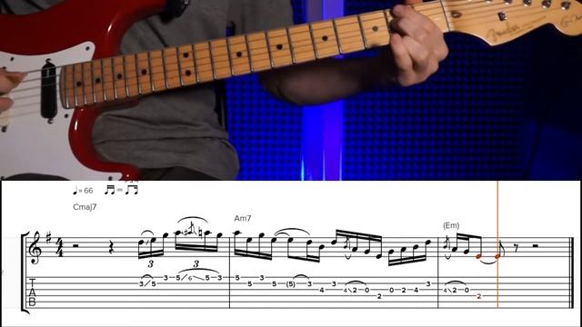 3 блюзовые фразы для начинающих гитаристов |Табы| смотреть онлайн