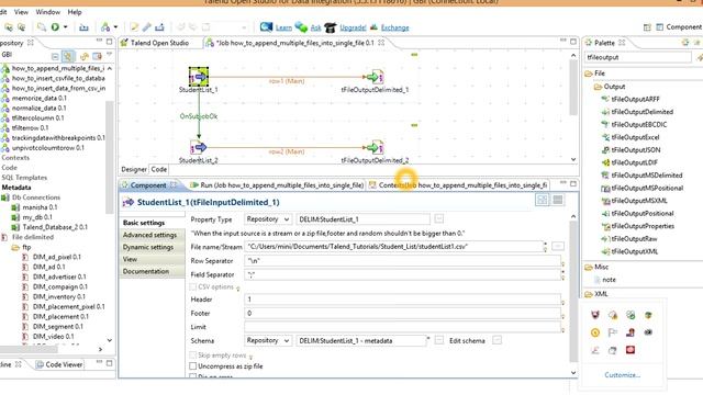 How to Append Multiple Files into Single File in Talend Open Studio смотреть онлайн