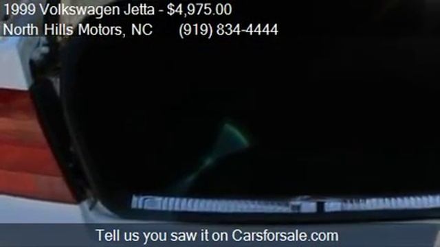 1999 Volkswagen Jetta GLS 4dr New Sedan for sale in Raleigh, смотреть онлайн