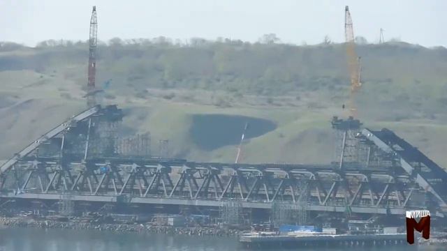 Мост через Керченский пролив и Крым 01.05.2017 смотреть онлайн