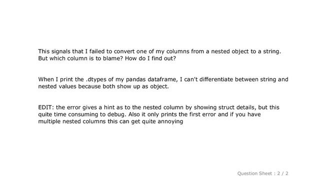 Pandas : finding nested columns in pandas dataframe смотреть онлайн