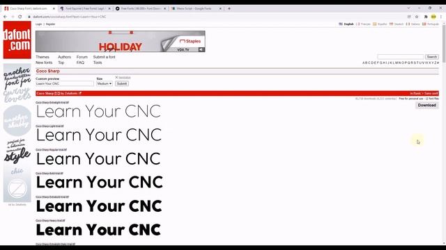 How to Download Custom Fonts to Vectric - Vectric VCarve, Aspire, & Cut2D Quick Tip смотреть онлайн