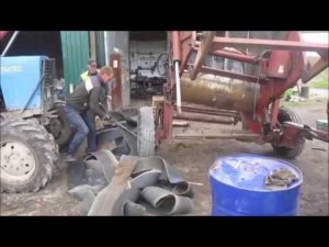 Замена ремней на рулонном прессе ПРП-1,6