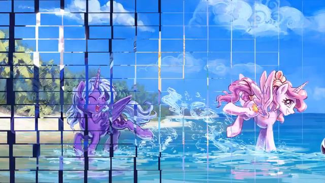 MLP Princess Luna And Celestia Tribute: Calvin Harris, Rag'n'Bone Man - Giant