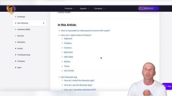 Exodus Wallet лучший кошелек для Стейкинга? Обзор Exodus