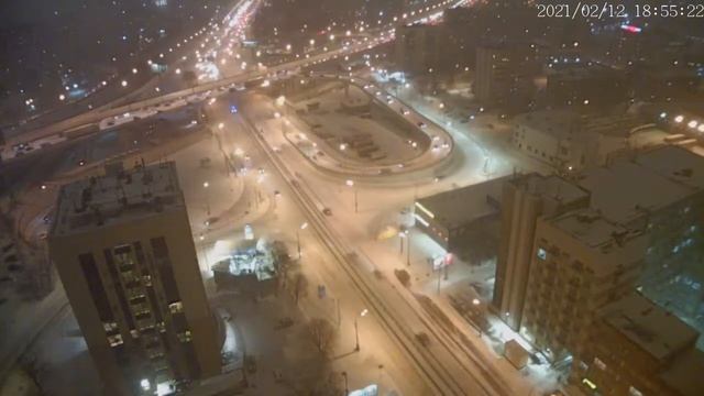 Москва - Нижегородская улица - веб камера 12.02.2021, 15:56