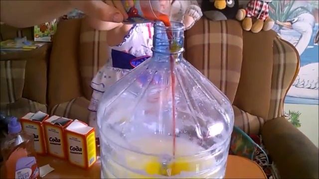 ВУЛКАН ДОМА Бутылка 20 литров Гигантская бутылка #ОПЫТЫ смотреть онлайн