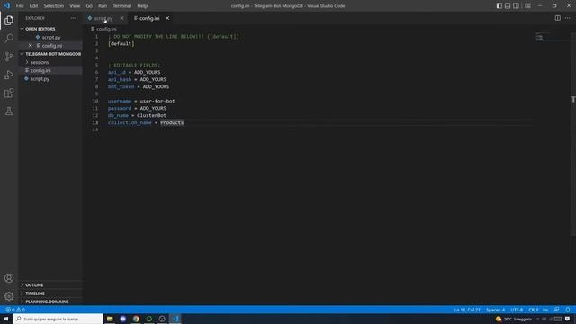 Create a Telegram Bot in python and connect it to MongoDB Atlas Cloud Database (pymongo) смотреть онлайн