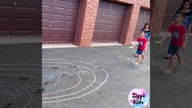Sidewalk chalk target practice outdoor game смотреть онлайн