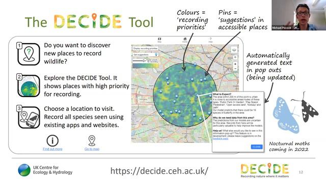 Recording nature where it matters: The DECIDE Project for precision citizen science (Michael Pocock смотреть онлайн