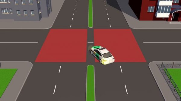 Курсы ПДД : Разворот на перекрестке.