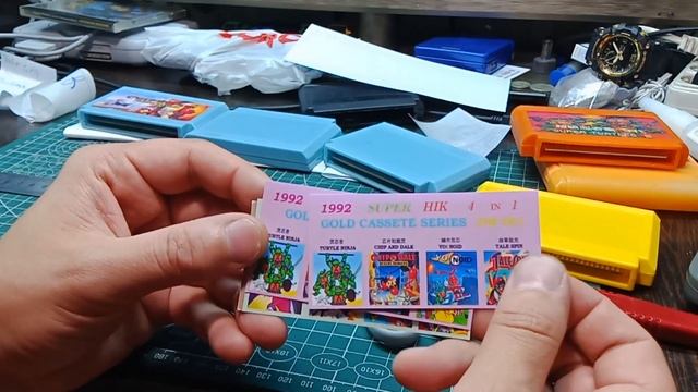 Наклеим на клейки и соберем картриджи DENDY смотреть онлайн