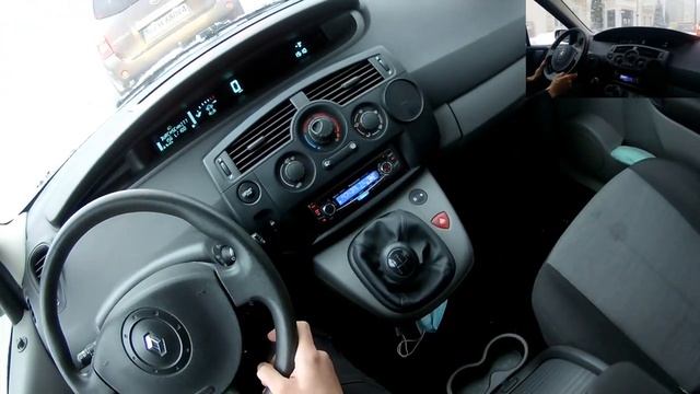 RENAULT SCENIC II 1.6 I 16V 115 HP (2003) | POV test drive #2 Tomeke смотреть онлайн