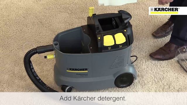Karcher Puzzi 10/1 Upholstery and Carpet Cleaner смотреть онлайн