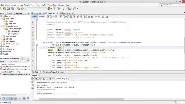 Show number of page view in all application Java servlet смотреть онлайн
