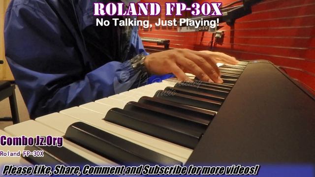 Roland FP-30X: Sounds Demo! No Talking, Just Playing! смотреть онлайн
