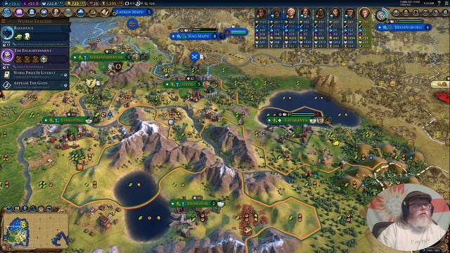 Civilization 6 (Deity, Hungary), pt 7 смотреть онлайн