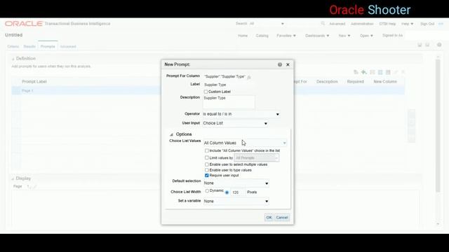 Oracle Fusion 80: How to create dependent LOV or prompts in OTBI Report @OracleShooter смотреть онлайн