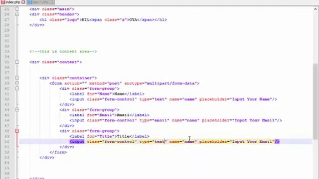 19(PHP Basic Tutorials) Form Design for Database tutorials смотреть онлайн