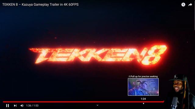 Tekken 8 - Kazuya Trailer Reaction смотреть онлайн