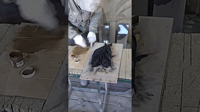 Процесс изготовления "тюльпаны на надгробие". резка, тонировка. смотреть онлайн