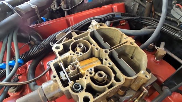 Buick GS 455 Rochester Quadrajet carb tuning. Fixing an over rich idle. смотреть онлайн