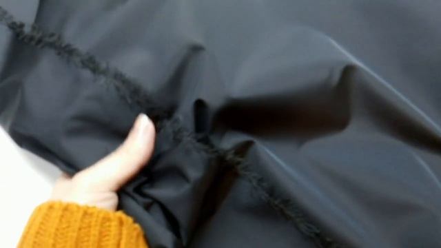 29-6848 Ткань плащевая глубокого черного цвета смотреть онлайн