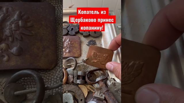 Копатель из п.Щербаково принес много копанины! #антиквариат #кладоискатель #металлоискатель #клад смотреть онлайн