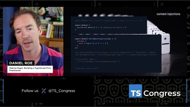 Making Magic: Building a TypeScript-First Framework - Daniel Roe, TypeScript Congress 2023 смотреть онлайн