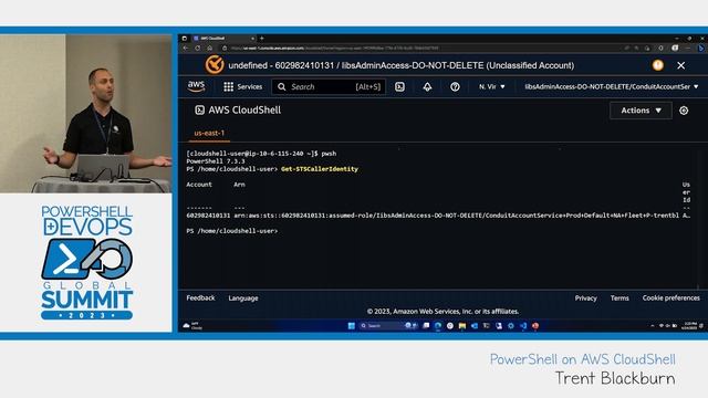 PowerShell Summit 2023: PowerShell on AWS CloudShell by Trent Blackburn смотреть онлайн
