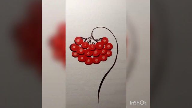 Малювання калини пальчиком. легко для дітей.#art #petrykivkapainting #петриківськийрозпис смотреть онлайн