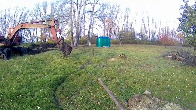 Деревне копаем пруд на ЭО-33211 В народе балерина смотреть онлайн