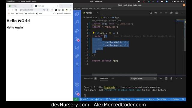 AM Coder - React Fundamentals in 30 Minutes - 2021 Edition смотреть онлайн