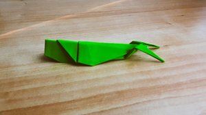 Оригами кузнечик. Кузнечик из бумаги