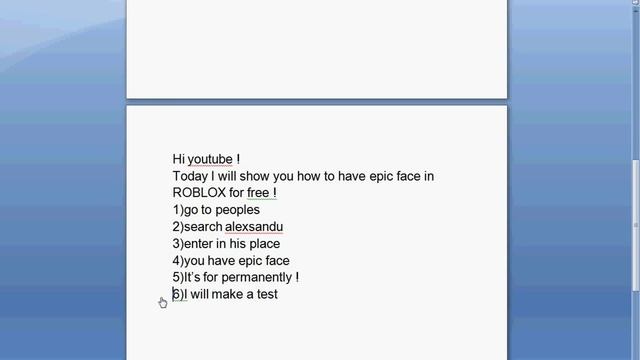 ROBLOX how to have epic face for free 2013 (patched) смотреть онлайн