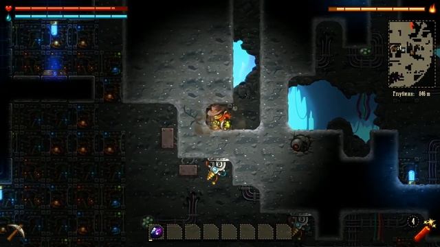SteamWorld Dig # 12 - Уничтожение генераторов ( прохождение на русском ) смотреть онлайн