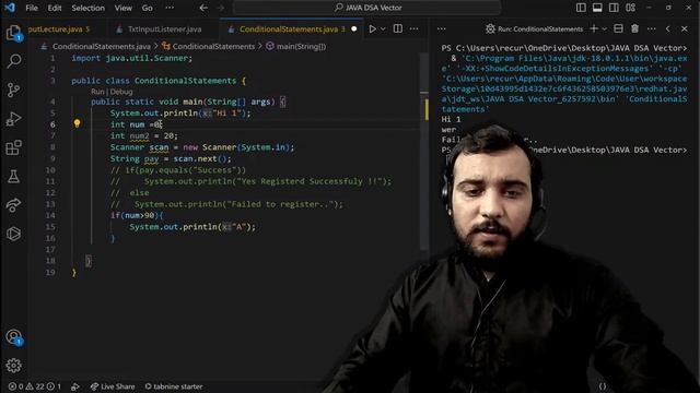 Conditional Statements in Java with Examples | LECTURE - 5 | Java DSA Vector Course ? смотреть онлайн