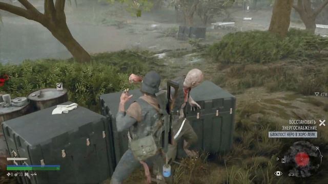 Days Gone Блокпост Неро Хорс-Лейк. Прикольный замес с толпой. смотреть онлайн