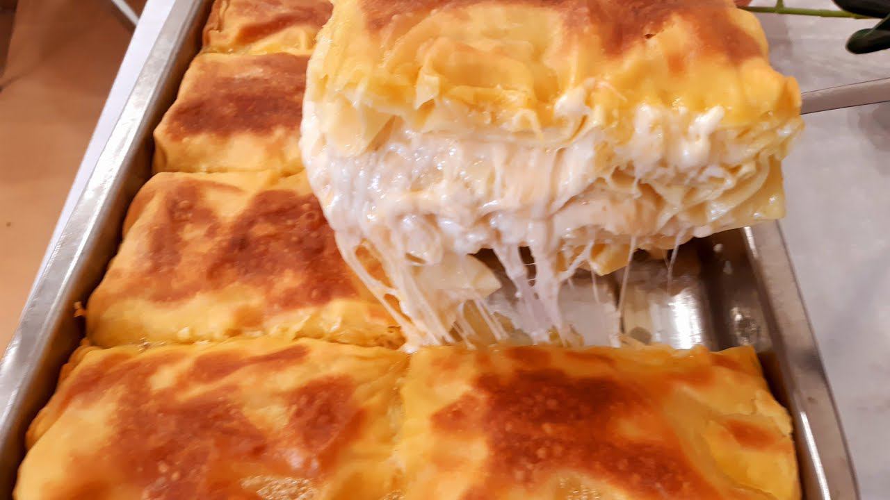 (Subt) АЧМА ПО ГРУЗИНСКИЙ МНОГО СЛОЁВ И МНОГО СЫРА ✅ Рецепт Ачма.Хачапури.