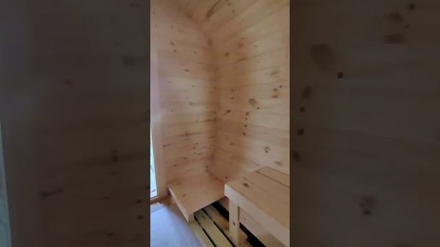 Баня Квадро/Бочка 6,5 метров, цвет "Калужница" смотреть онлайн