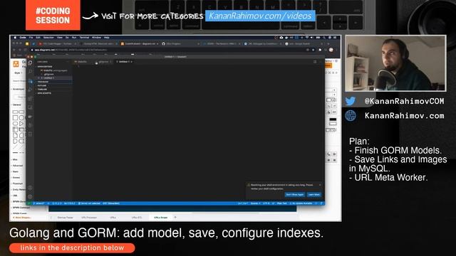 Add new MySQL tables using Golang and GORM (Coding Session) смотреть онлайн