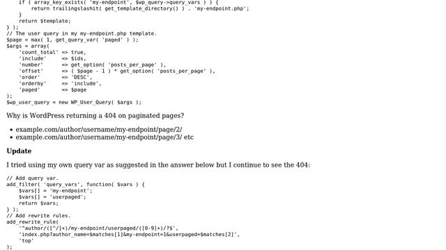 Wordpress: How to stop WordPress returning 404 on paginated pages after using add_rewrite_rule()? смотреть онлайн