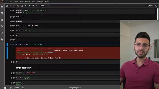 Python Tuple смотреть онлайн